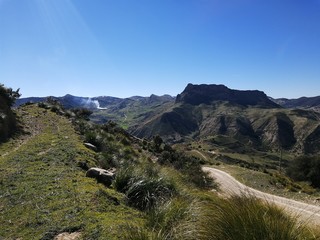 beautiful landscape of the countryside in Guelma, Algeria