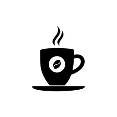 coffee cup icon vector design symbol of cafe or restaurant