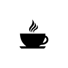 coffee cup icon vector design symbol of cafe or restaurant