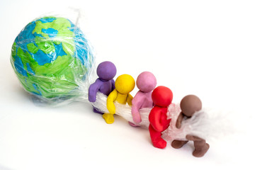 Die Welt in Plastik