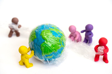 Die Welt in Plastik