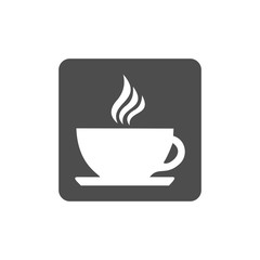 coffee cup icon vector design symbol of cafe or restaurant