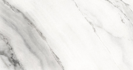 White Carrara Marble Texture Background With Curly Grey Colored Veins, It Can Be Used For Interior-Exterior Home Decoration and Ceramic Decorative Tile Surface, Wallpaper, Smooth Marble For Wall Tiles