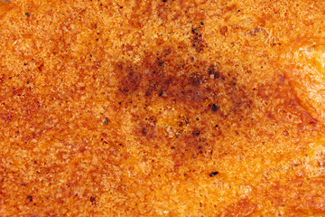 Brown bread crust as an abstract background