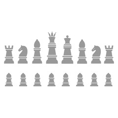 chess icon vector design symbol