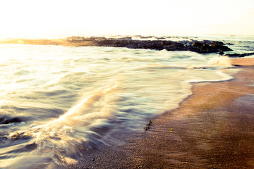 slow shutter Coast line