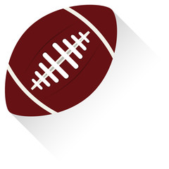American football design elements. American Football Realistic Icons. American football standard ball sports illustration.