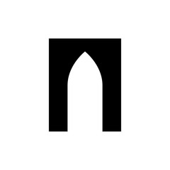Door mosque icon design template vector illustration isolated