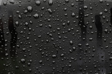 Closeup Rain,droplet,aerosol on background  