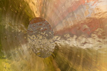 chinese chau gong closeup