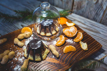 Fototapeta na wymiar delicious homemade Christmas sweets