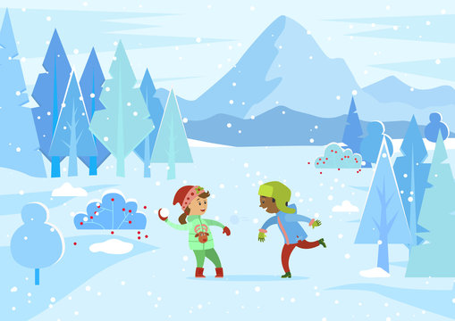 animated snowball fight