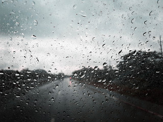 rain drops on window