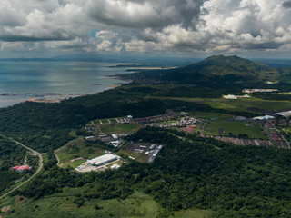 Obraz premium Beautiful aerial view of Playa Bonita Panama