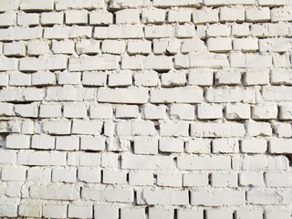 White brick wall