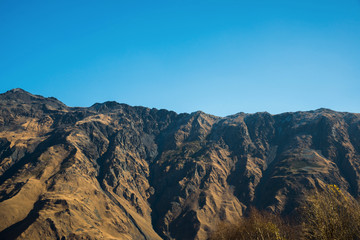 view of mountains