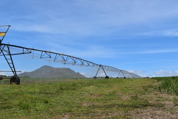 Center pivot crop irrigation system for farm management