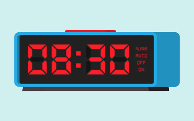 Digital alarm clock classic.