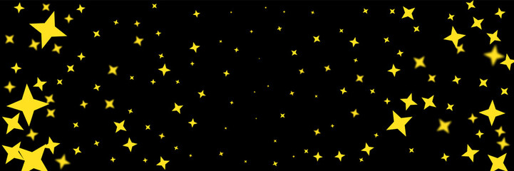 Stars vector. Falling gold texture. Confetti stars background.