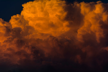 Foto di un tramonto scattata a Tassarolo.