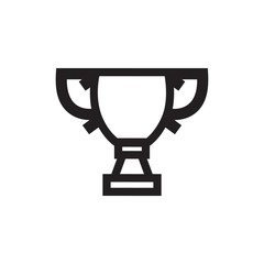 Trophy icon vector isolated on background. Trendy award symbol. Pixel perfect. illustration EPS 10. - Vector.