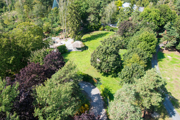 cheetah enclosure, Zoo Olomouc, Czech republic