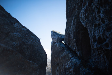 Rocks in the mountains