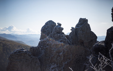 View of mountains. Russia