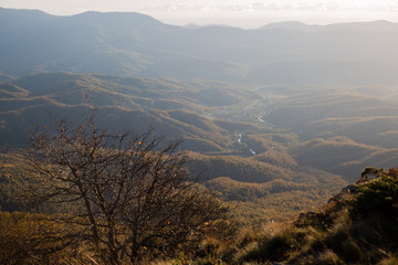 Beautiful view in the mountains. Russia