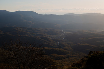Mountains view. Autumn. Russia.