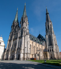 Fototapeta na wymiar St. Wenceslas Cathedral Olomouc