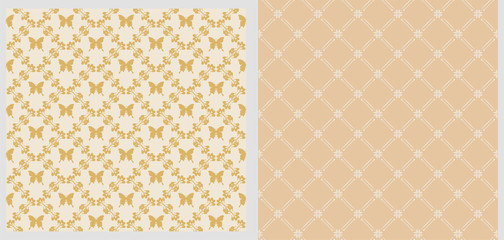 Set of Seamless Patterns, Retro