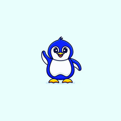 cute baby penguin