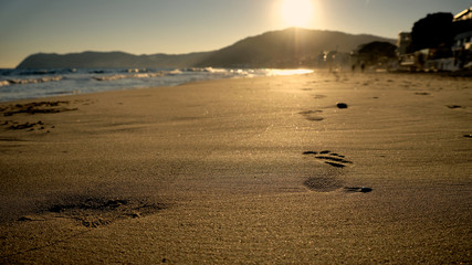 Foto scattata lungo la spiaggia di Alassio.
