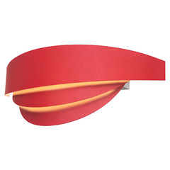 Wall lamp in vintage style on an isolated white background.