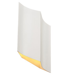 Wall lamp in vintage style on an isolated white background.