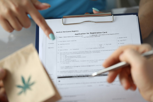 Patient filling application for registration card