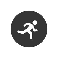 Runner icon. Logo element illustration. Runner symbol design. colored collection. Runner concept. Can be used in web and
