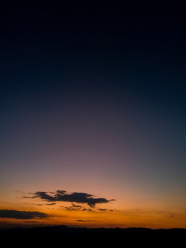 Sky beautiful sunset background in twilight time, Colorful scene, Amazing nature landscape, verticle image