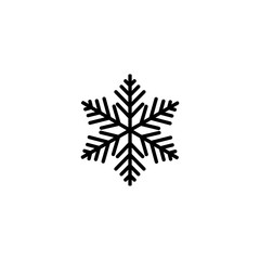 snowflake icon vector design symbol