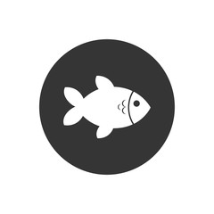 Fish Icon. Sea Food or Farm Element Illustration As A Simple Vector Sign Trendy Symbol for Design, Websites, Presentation or