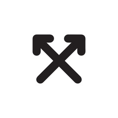 Tow arrow icon vector isolated on background. Trendy web symbol. Pixel perfect. illustration EPS 10. - Vector.