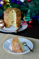 Italian cake panettone, Christmas classic