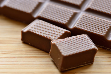 chocolate with hazelnuts