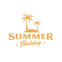 Fototapeta na wymiar holiday and summer logo, icon and template