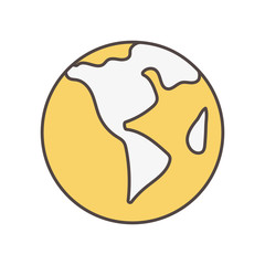 Obraz premium world social media icon on white background
