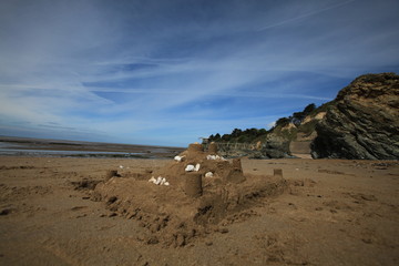 Cabanes de p&ecirc;cheurs &agrave; la Bernerie en retz