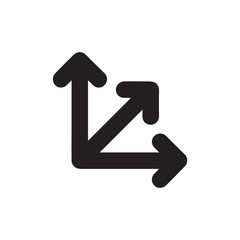 Triangular arrow icon vector isolated on background. Trendy web symbol. Pixel perfect. illustration EPS 10. - Vector.