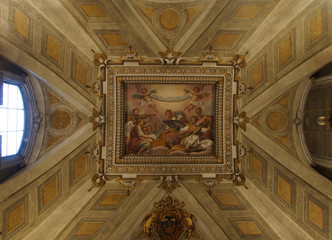 picture in the interior of santa maria maggiore in rome