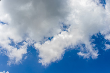 blue sky with white clouds